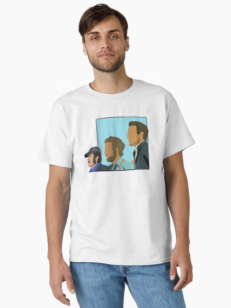 Thumbnail 2 of 7, Classic T-Shirt, Jaws Silhouette designed and sold by thecurlyredhead.