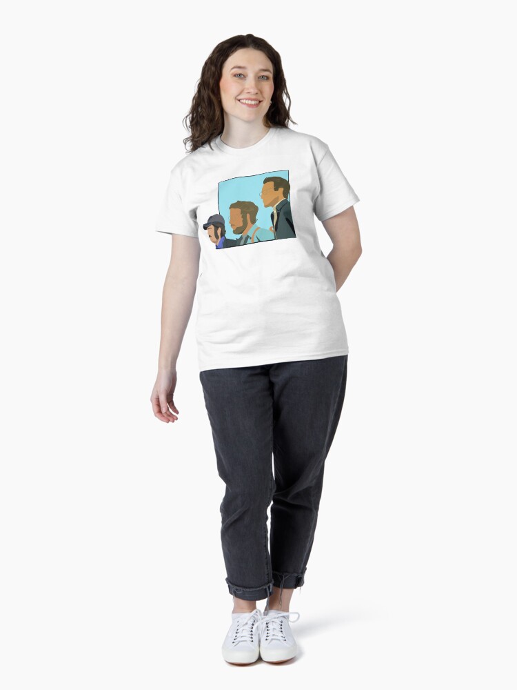 Thumbnail 4 of 7, Classic T-Shirt, Jaws Silhouette designed and sold by thecurlyredhead.