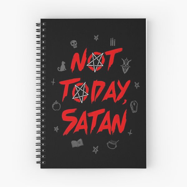 Item preview, Not Today, Satan designed and sold by PopVultureShop.