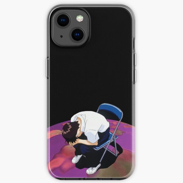 It all comes tumbling down (Shinji Ikari) iPhone Soft Case