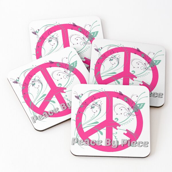 Item preview, Peace By Piece - Peace Symbol With Missing Puzzle Piece designed and sold by kassiekewl.