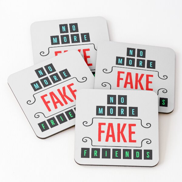 Item preview, NO MORE FAKE FRIENDS designed and sold by ak3shay.