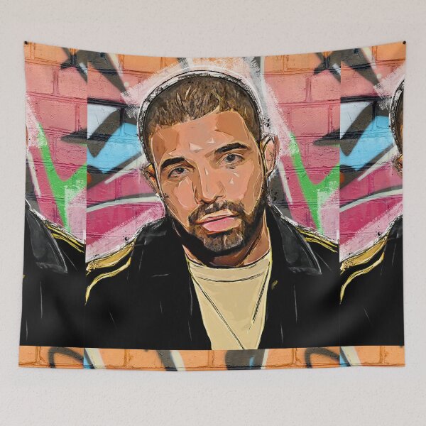 Item preview, Drake - Hip Hop Music Icon Design designed and sold by TwoRabbits.