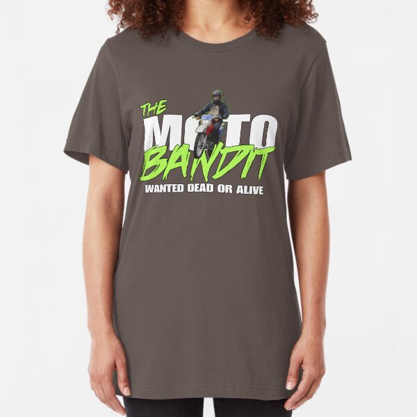 The Moto Bandit - Movie Parody - The Place Beyond The Pines Slim Fit T-Shirt