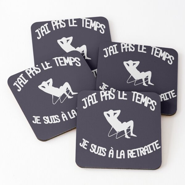 Aperçu de l'œuvre J'ai pas le temps je suis a la retraite créée et vendue par Jayteezy.