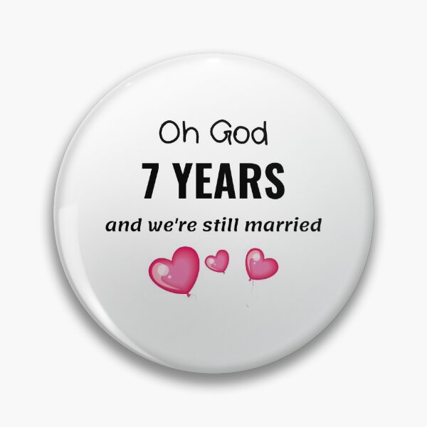 Item preview, 7th Wedding Anniversary Funny Gift for Him or Her designed and sold by TheGreekGuy.