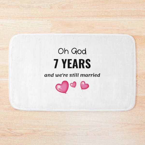 Item preview, 7th Wedding Anniversary Funny Gift for Him or Her designed and sold by TheGreekGuy.