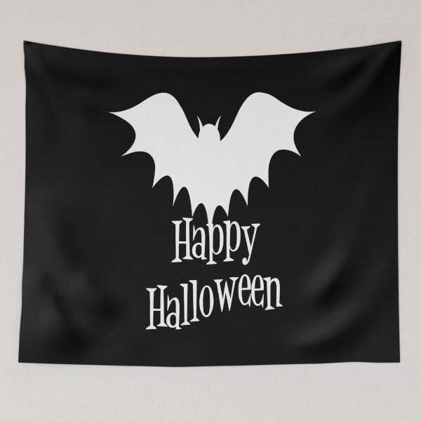 Item preview, Happy Halloween white  Bat designed and sold by Type-Design.