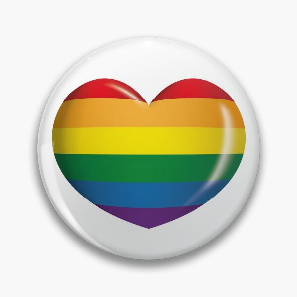 Item preview, Icon or symbol of a rainbow heart, LGBT community, gay flag. Ideal for informational and institutional related to love and prejudice designed and sold by LucianoCosmo.
