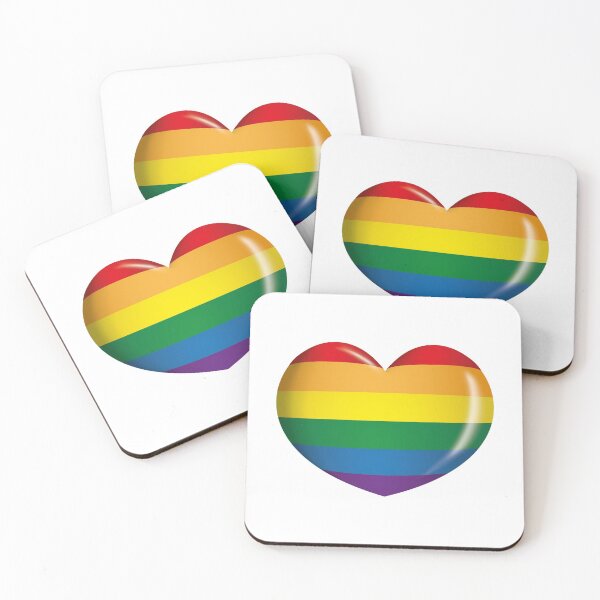 Item preview, Icon or symbol of a rainbow heart, LGBT community, gay flag. Ideal for informational and institutional related to love and prejudice designed and sold by LucianoCosmo.