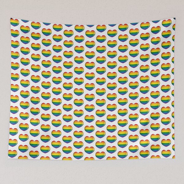 Item preview, Icon or symbol of a rainbow heart, LGBT community, gay flag. Ideal for informational and institutional related to love and prejudice designed and sold by LucianoCosmo.