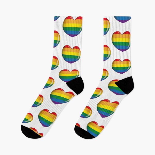Item preview, Icon or symbol of a rainbow heart, LGBT community, gay flag. Ideal for informational and institutional related to love and prejudice designed and sold by LucianoCosmo.