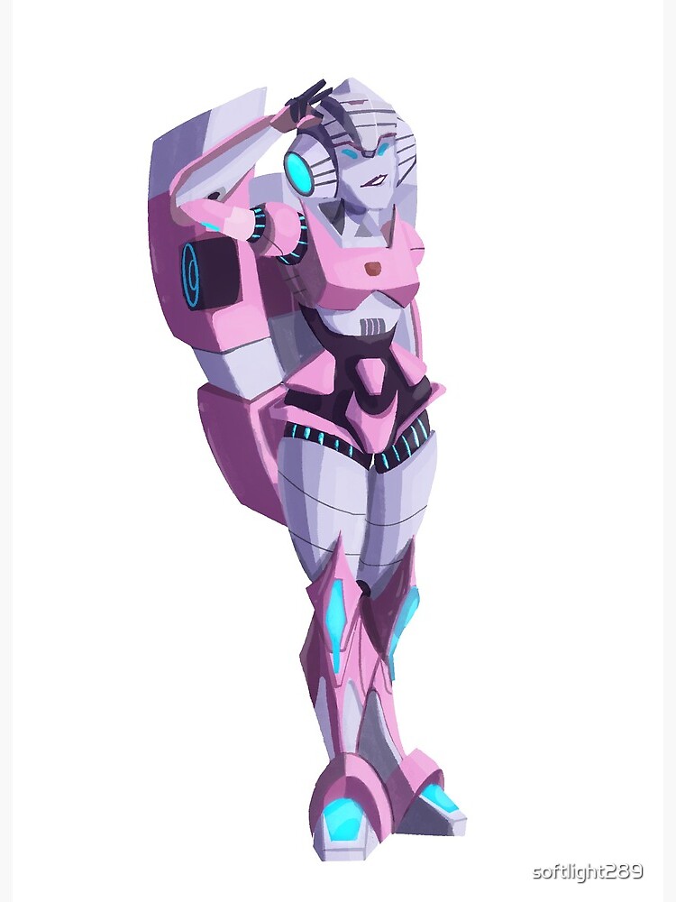 Cyberverse Transformers Arcee Art Board Print