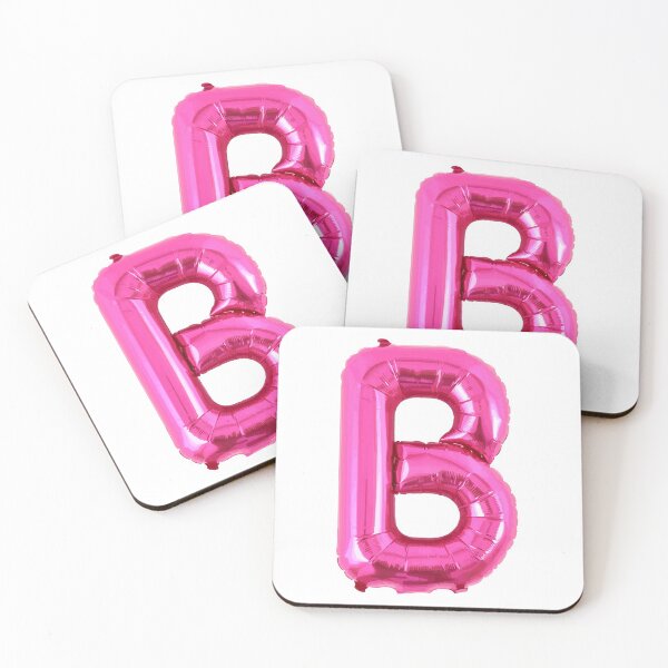 Item preview, 3D LETTER B as a Pink Balloon designed and sold by stickysterscom.