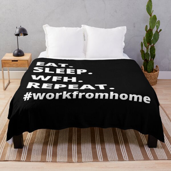 Item preview, Eat.Sleep.Wfh.Repeat- Work From Home designed and sold by Just-Words.