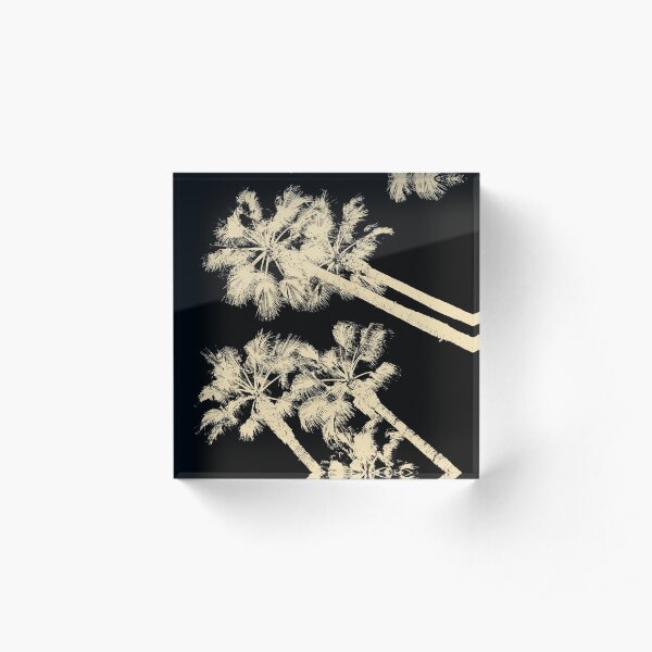 Palms Acrylic Block