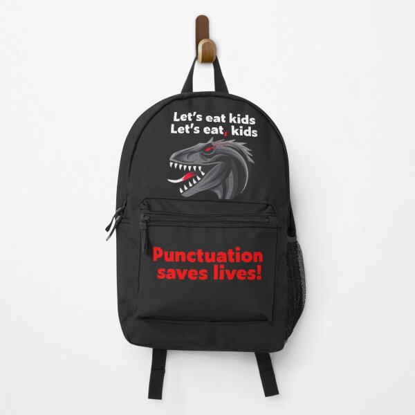Item preview, Let's eat, kids - Punctuation saves lives designed and sold by Click-Tees.