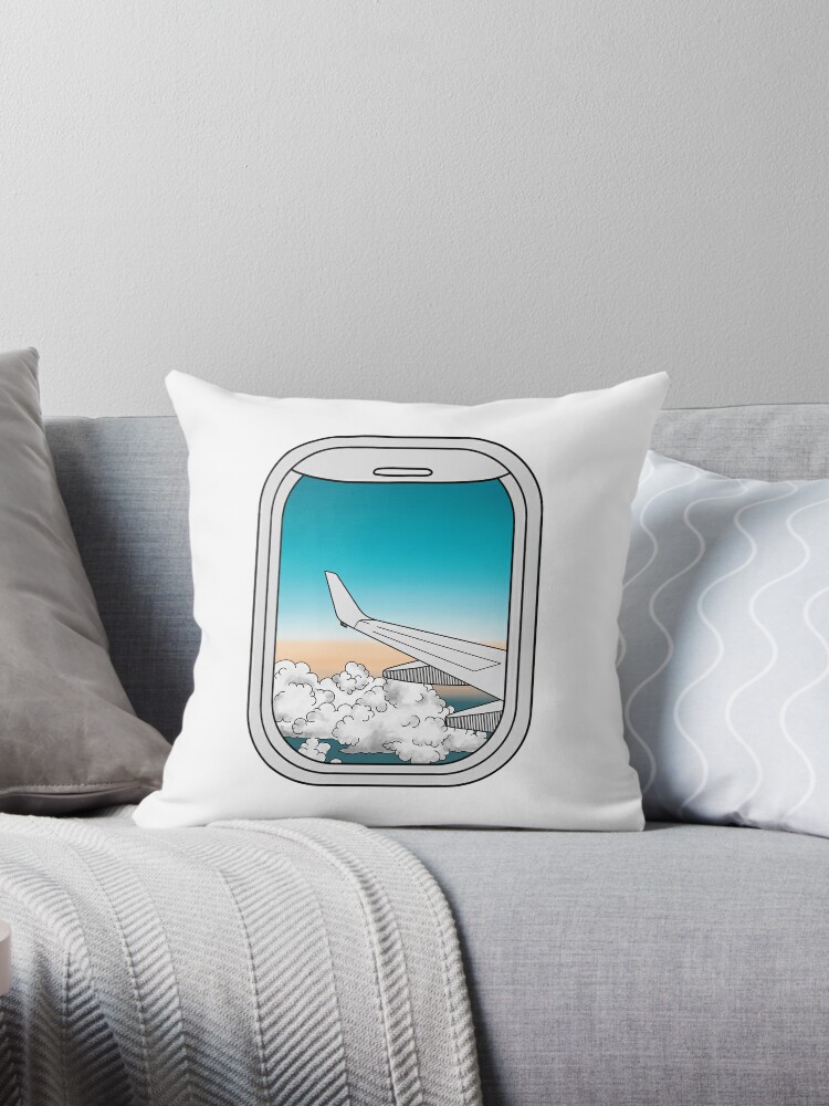 Airplane Window - Throw Pillow