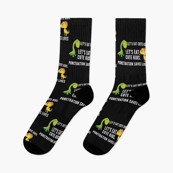 Item preview, Funny Lets Eat Cute Kids, Punctuation Saves Lives designed and sold by SAVWIS.