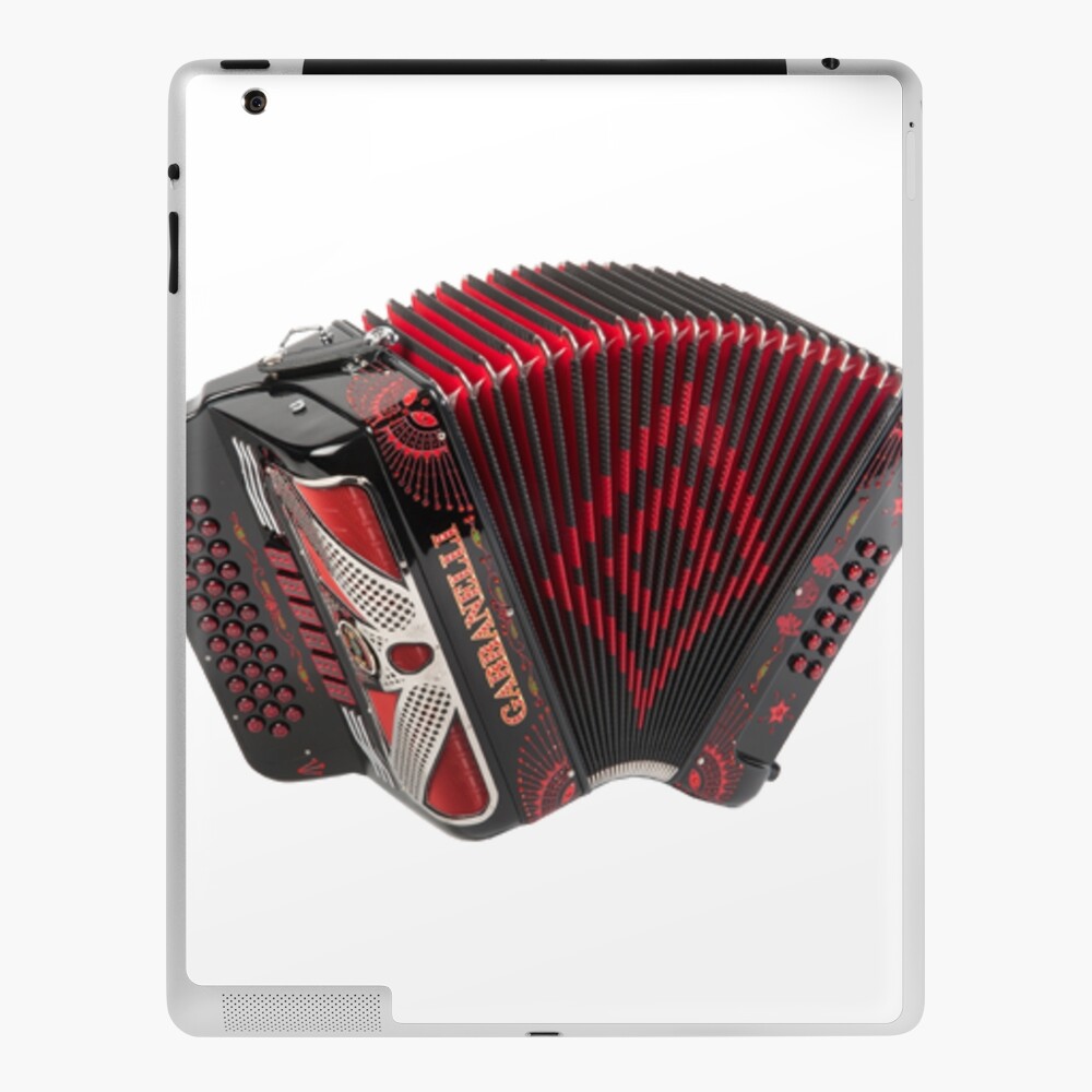 Red and black accordion