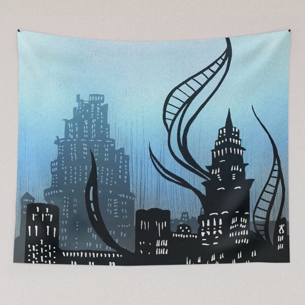Item preview, Amaurot - Inktober designed and sold by rowanclair.