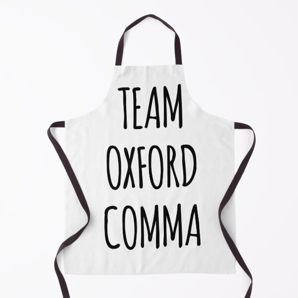 Item preview, Team Oxford Comma quote with White Background designed and sold by WildeandCo.