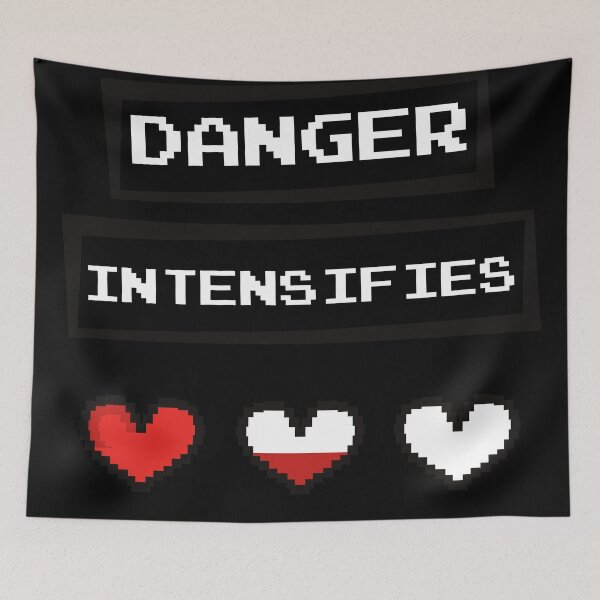 Item preview, Danger Intensifies Video Game Hearts designed and sold by Legit Hooligan.