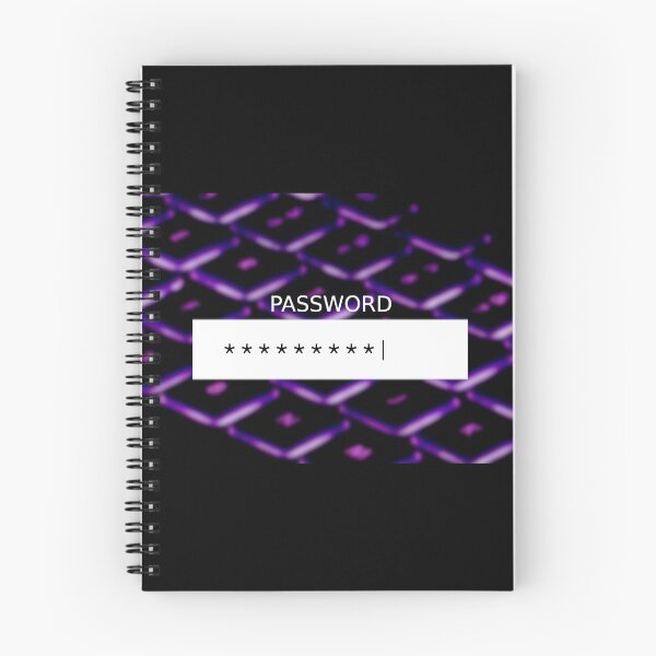 Item preview, Password notebook designed and sold by JellaDelta.