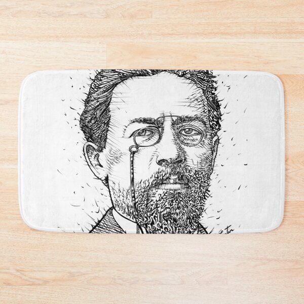 Item preview, ANTON CHEKHOV ink portrait.1 designed and sold by lautir.