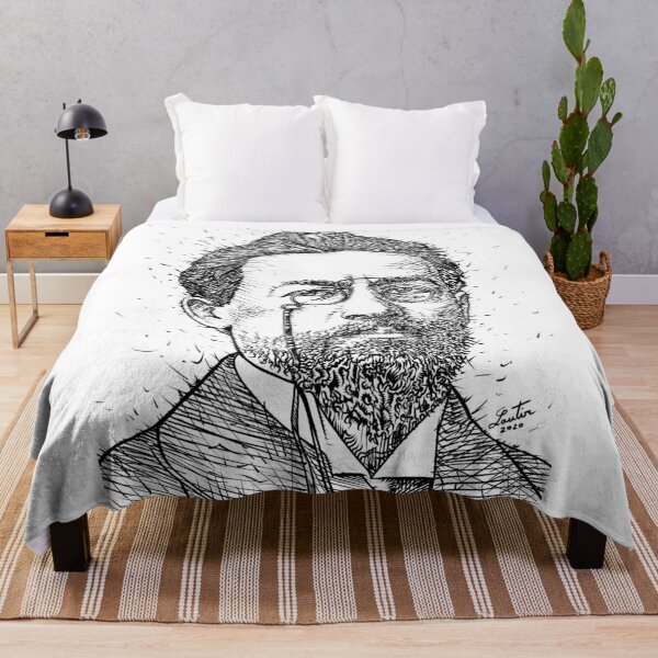 Item preview, ANTON CHEKHOV ink portrait.1 designed and sold by lautir.