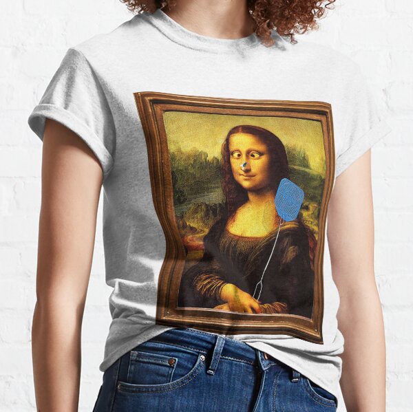 Mona Lisa parody Classic T-Shirt