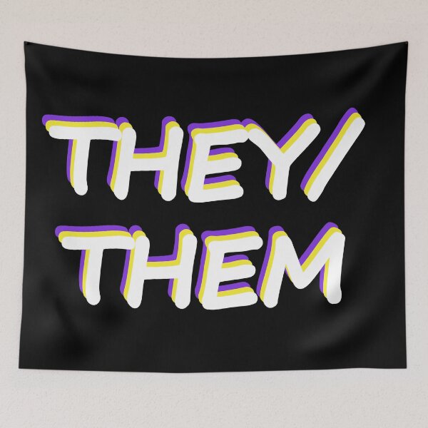 Item preview, THEY/THEM designed and sold by SarcasticWords.