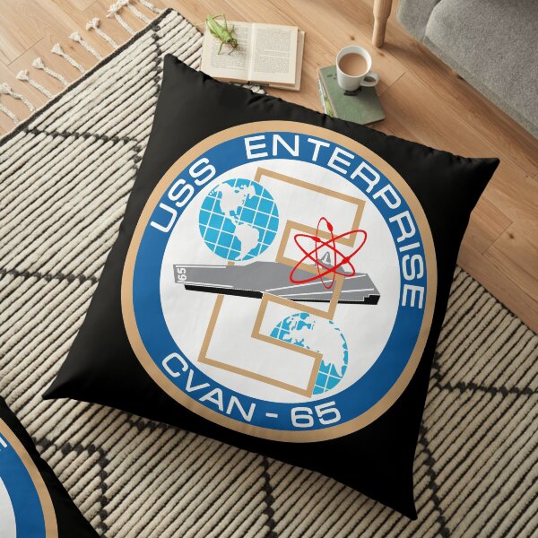 USS Enterprise (CVAN-65) Big E Floor Pillow