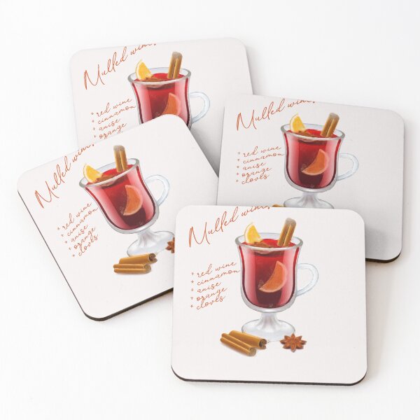 Item preview, hot mulled wine recipe designed and sold by Con Inspo.