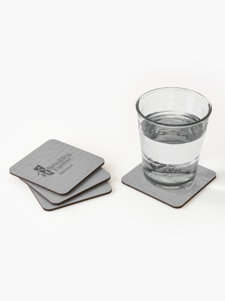 Alternate view of Brick Wall Coasters (Set of 4)