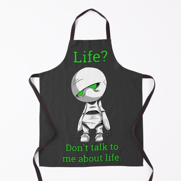 Item preview, Marvin the Paranoid Android designed and sold by blacksnowcomics.