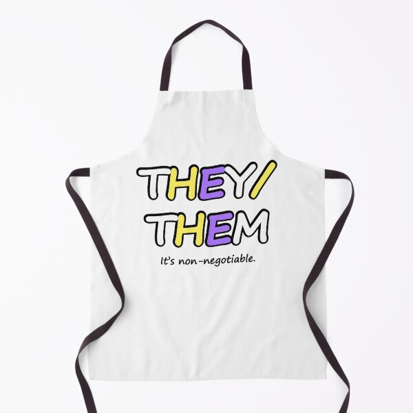 Item preview, THEY/THEM (It's non-negotiable) designed and sold by SarcasticWords.