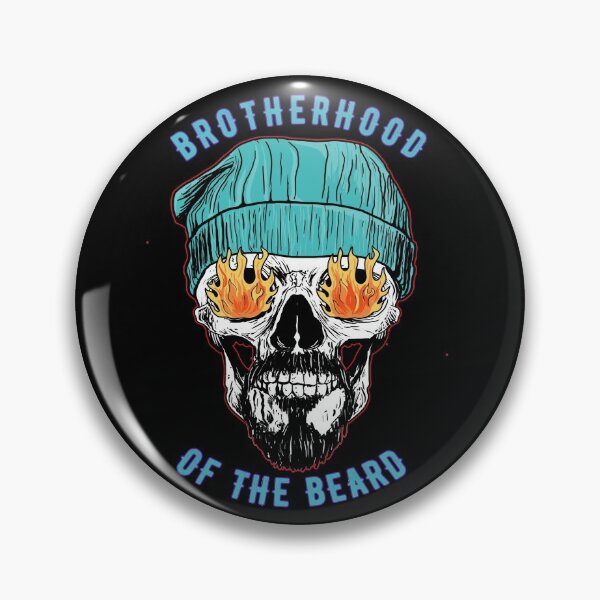 Item preview, Skull with Beard - Bearded Skull Beanie designed and sold by Coder-T.