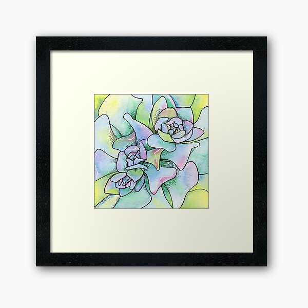 succulent 1 Framed Art Print