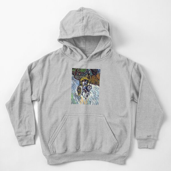 Painting Prints on Awesome Products,  Van Gogh - Country road in Provence by night, painting Kids Pullover Hoodie