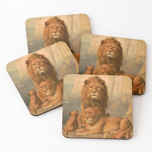 Item preview, Lion, lioness and cubs designed and sold by aapshop.