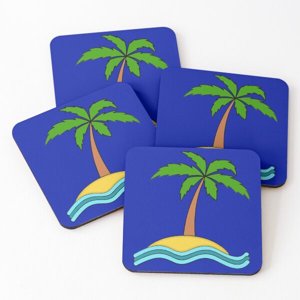 Item preview, Simple Cartoon Palm Tree Island Beach Design designed and sold by Now-Thats-Crazy.
