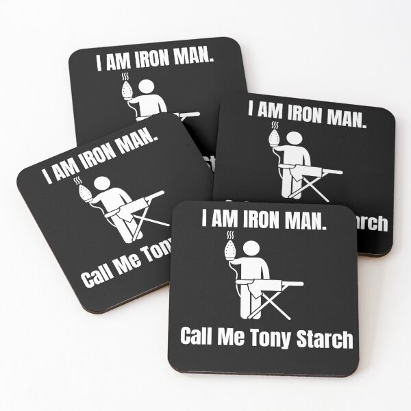 Item preview, I am the real Iron Man, Tony Starch (White) designed and sold by Oloa.