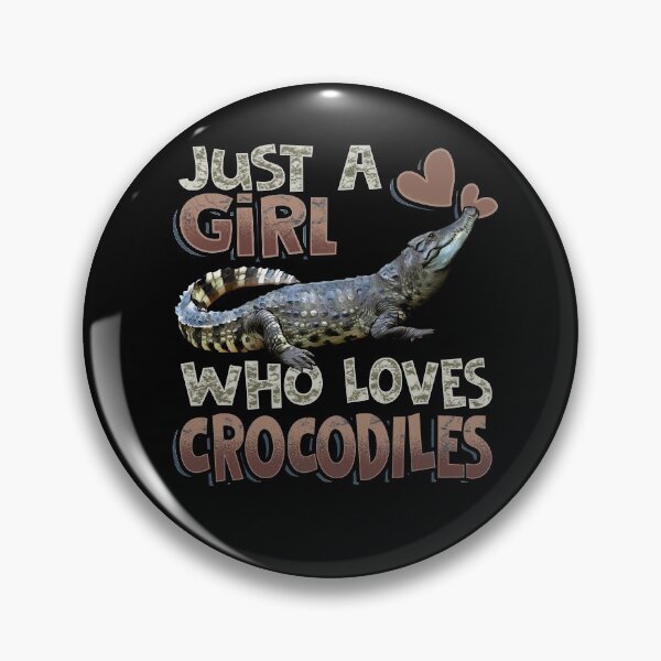 Item preview, Girl Who Loves Crocodiles designed and sold by tncgifts.
