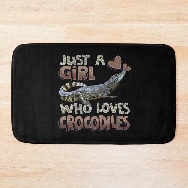 Item preview, Girl Who Loves Crocodiles designed and sold by tncgifts.