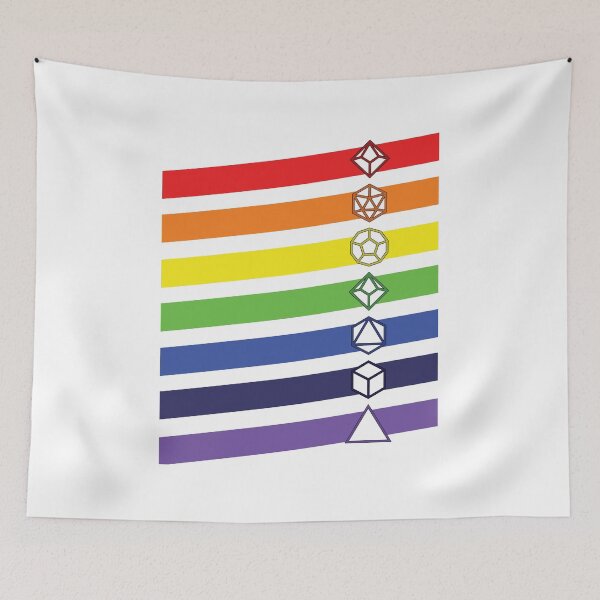 Item preview, ROYGBIV Polyhedral Dice designed and sold by Fostary.