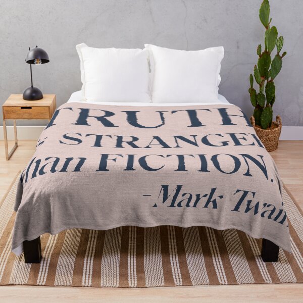 Item preview, TRUTH is Stranger than Fiction Typeface Quote designed and sold by SharksOnShore.