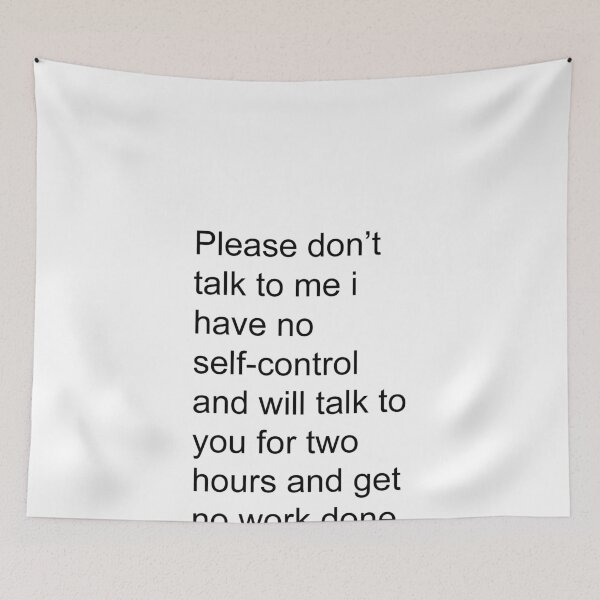 Item preview, Don't talk to me (please) designed and sold by VicFreedomind.