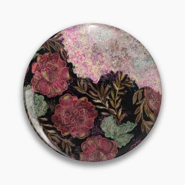 Item preview, Abstract Painting 091320, Floral Faultline, Pink and Gold Texture  designed and sold by Kristi Duggins.