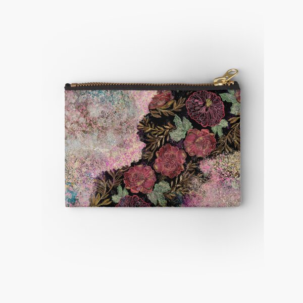 Item preview, Abstract Painting 091320, Floral Faultline, Pink and Gold Texture  designed and sold by Kristi Duggins.
